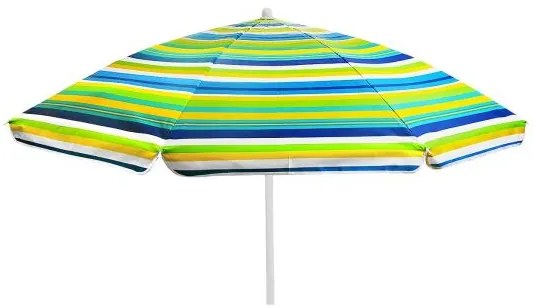 Umbrela plaja diametru 180 cm, inaltime 200cm - LIBBY  Albastru / Verde
