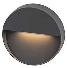 Aplica LED de perete pentru iluminat exterior, lumina ambientala, IP65 Bongo negru