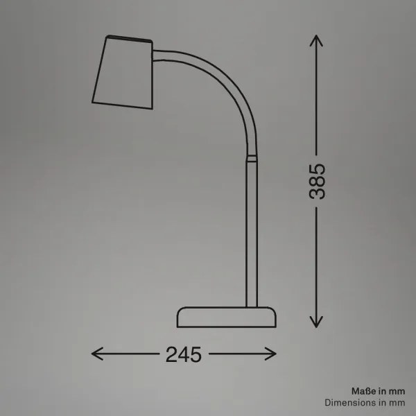 Briloner 7476-011 - Lampă de masă SKRIVA 1xGU10/9W/230V bej