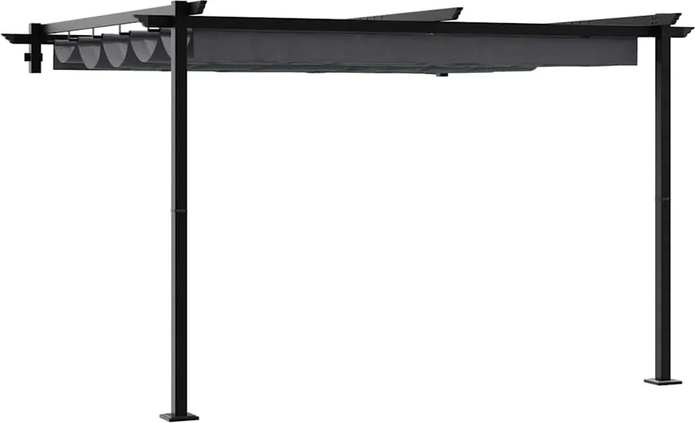 vidaXL Foișor Antracit 300 x 300 x 200 cm Poliester