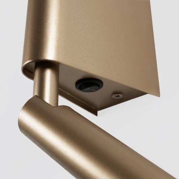 Brilagi -LED Aplică de perete cu spot VIXON LED/3W/230V + LED/5W, finisaj bronz, CRI 90