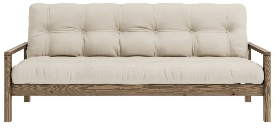 Canapea bej extensibilă 205 cm Knob – Karup Design