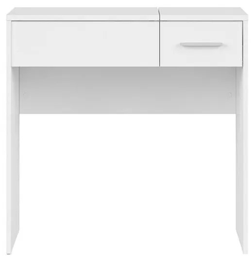 Masă de toaletă Nepo Plus 40 (Alb) (cu oglindă) (cu sp. depozitare). 1098455