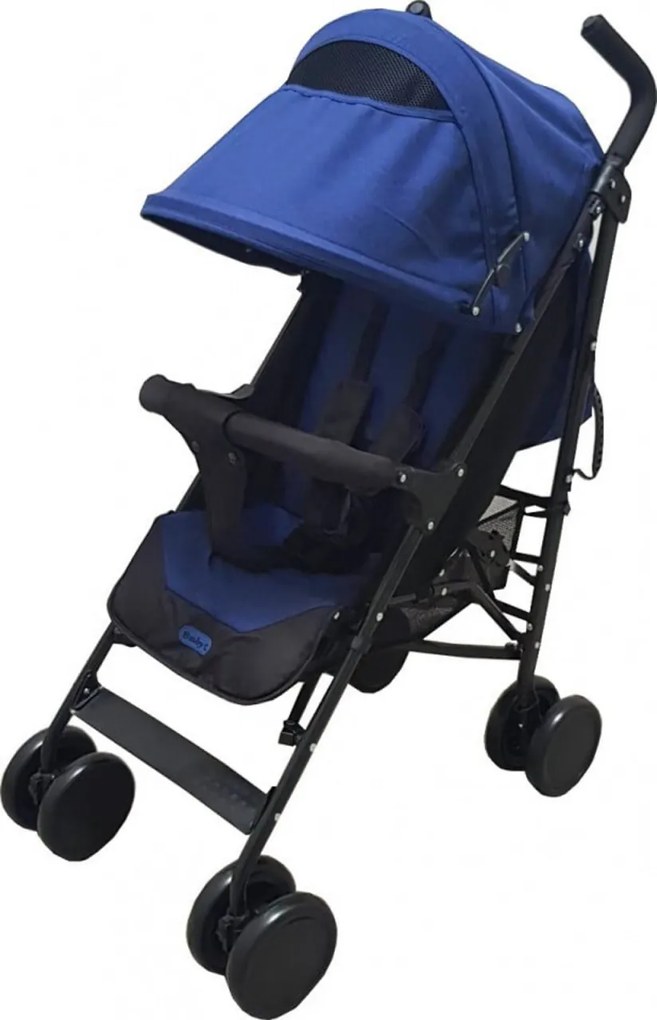Carucior sport tip umbrela Baby Care™ PRO 803B, Spatar reglabil in 7 trepte, Pozitie somn, Amortizoare, Frana picior, Pliabil, Albastru