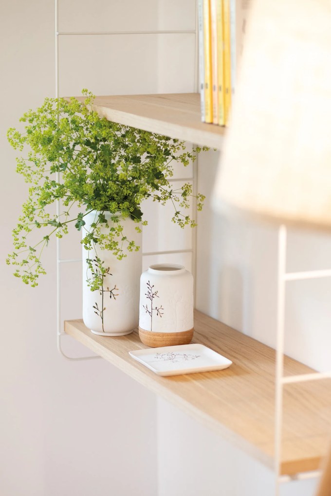 Räder Vaza de portelan Culoare Alba, GOLD TWIG