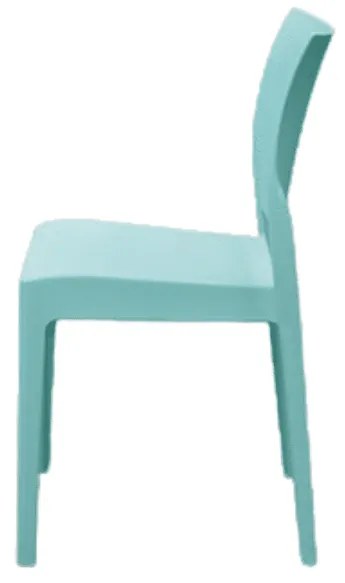 SET 4 SCAUNE PASTELLO - POLIPROPILENA - HORECA - VERDE FISTIC