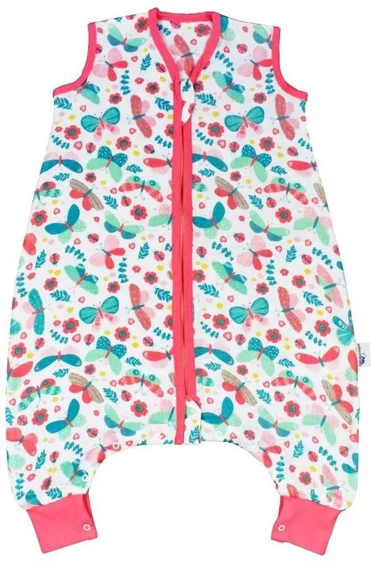 Slumbersac - Sac de dormit cu picioruse Bamboo Butterfly 6-12 luni 0.5 Tog