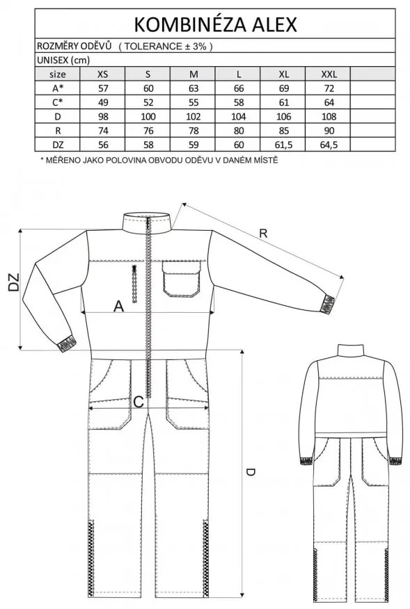 Combinezon dresaj Alex Gappay - XL