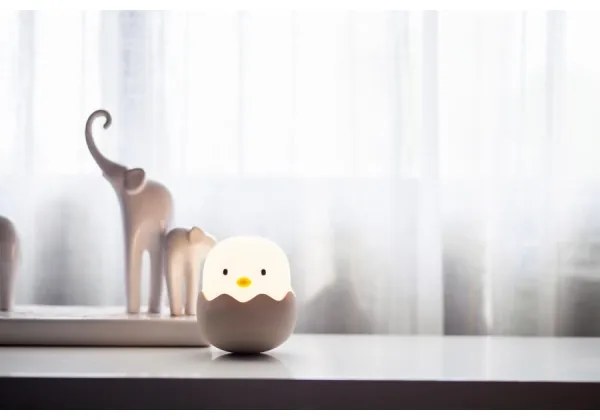 Lampă LED RGB tactilă reîncărcabilă dimabilă pentru copii MegaLight EGGY EGG LED/5V