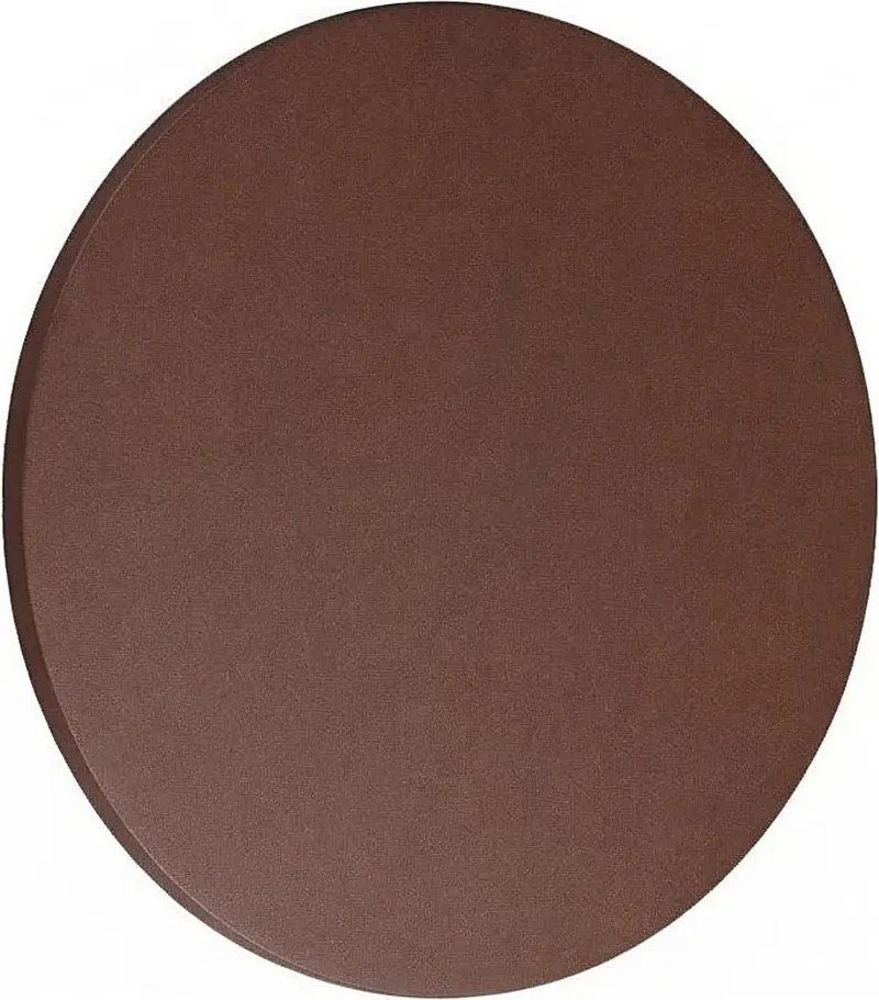 Ideal Lux - Aplica de exterior PUNTO LED, 16W, 230V, CRI, Ø 30 cm, IP54, maro