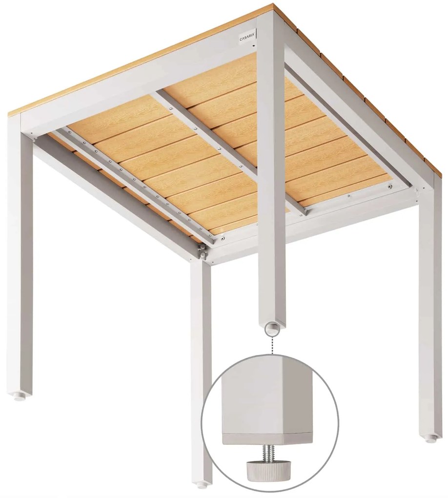 Deuba Set de grădină Bern 1+4 din aluminiu - gri