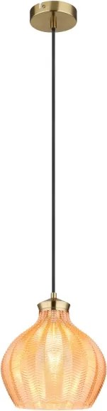 Globo 15898H - Candelabru suspendat pe cablu JESSICA 1xE27/60W/230V Ø 22 cm auriu