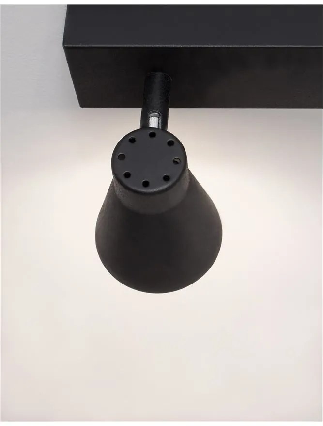 Aplica cu 2 spoturi directionabile DUBLIN negru NVL-9155812