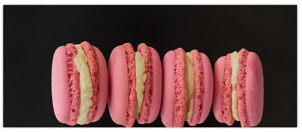 Tablou cu macarons (120x50 cm)