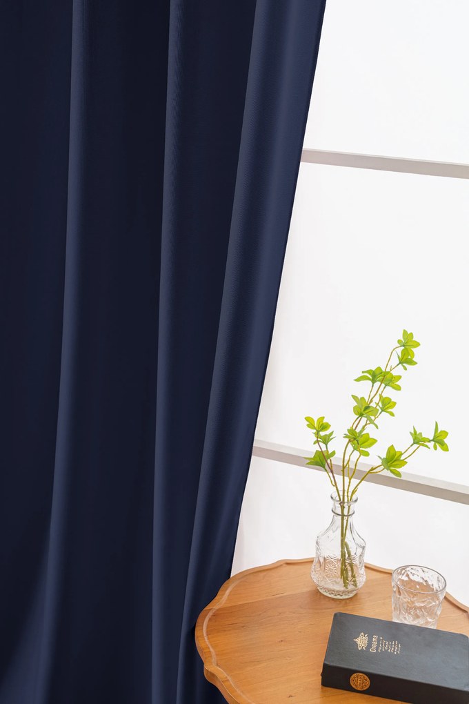Draperie albastru inchis OXFORD 140x250 cm Agatat: Rejansa