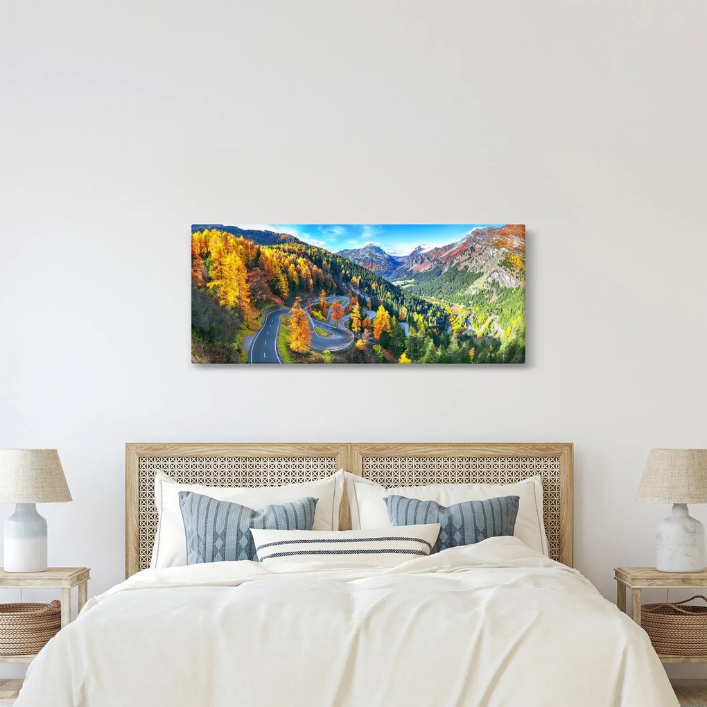 Tablou - Trecătoarea Malay Pass (120x50 cm)