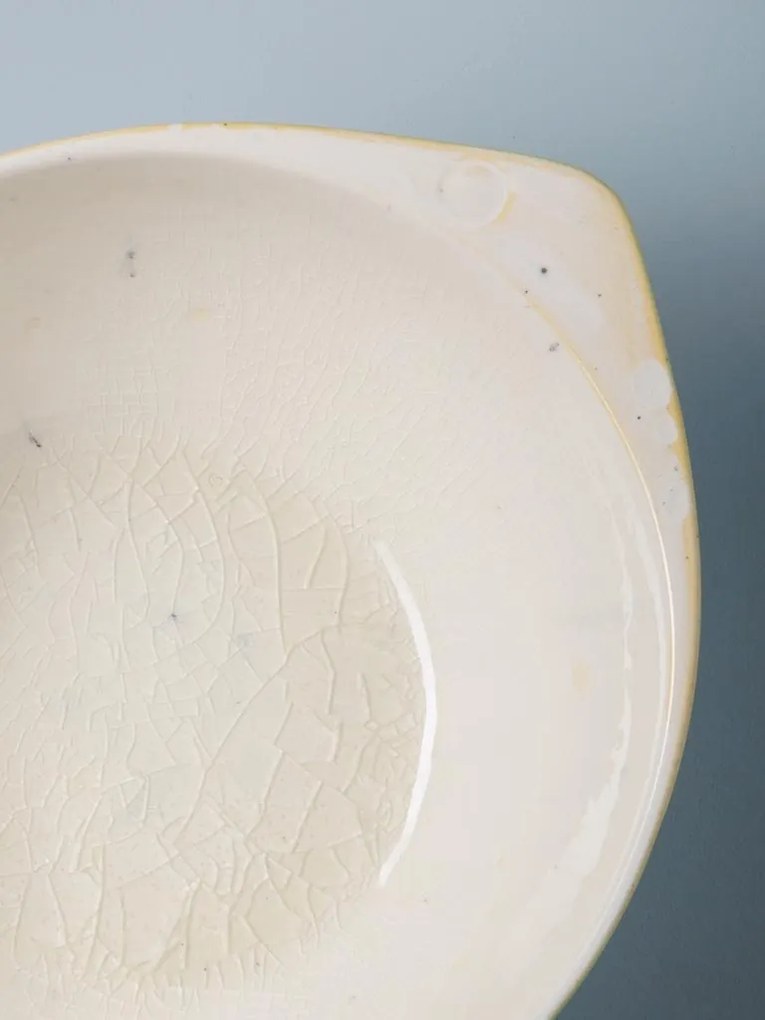 Bol alb din ceramica L27cm Varia