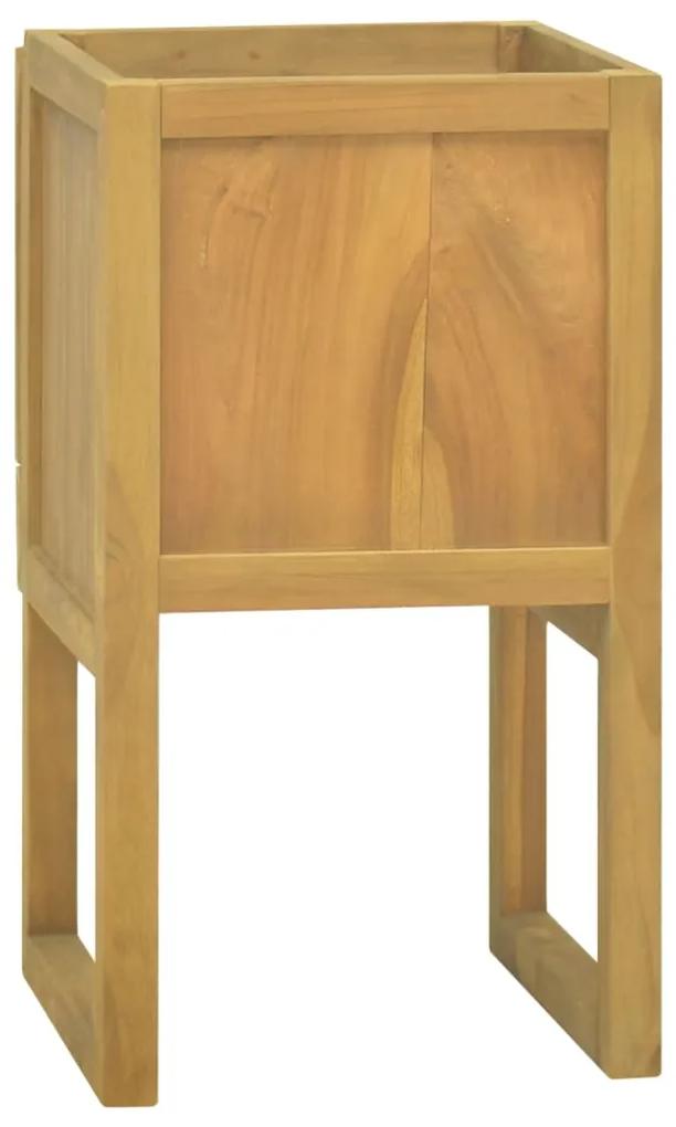 Dulap de baie, 45x45x75 cm, lemn masiv de tec 45 x 45 x 75 cm, 1