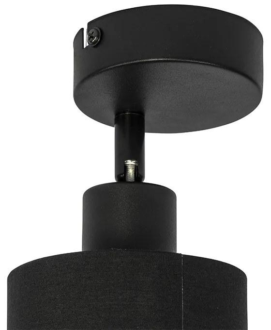 Plafoniera neagră reglabilă - Hetta