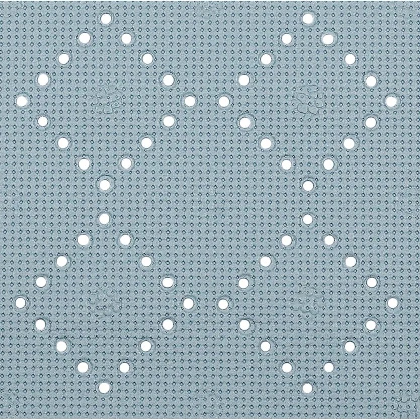 Spirella Suport antiderapant pentru duș ALASKA,gri deschis, 55 x 55 cm
