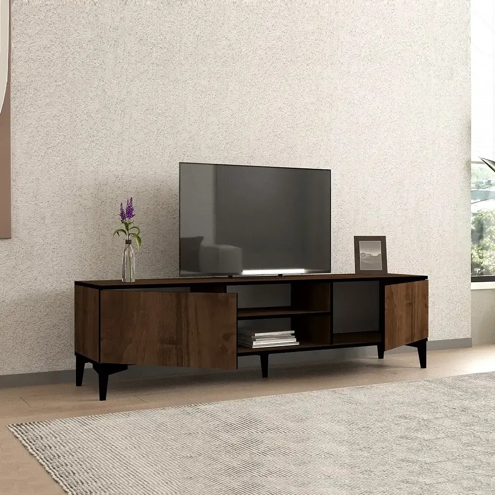 Comoda tv Erem pentru living culoare nuc 180 cm