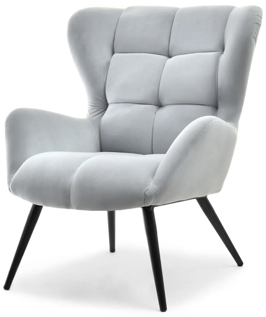 Fotoliu Kikino (gri + negru). Promo -16%. 1110127