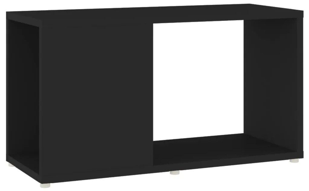 809054 vidaXL Comodă TV, negru, 60x24x32 cm, PAL