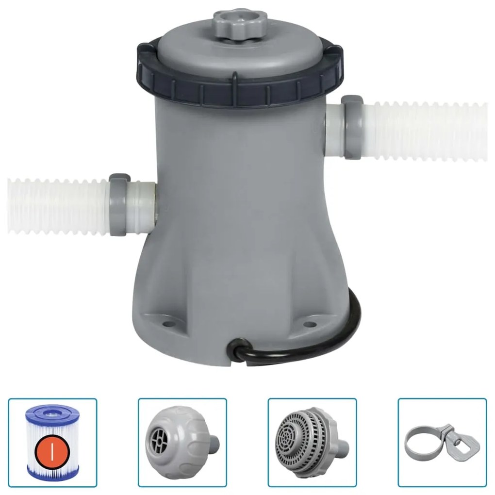 Bestway Pompa de filtrare piscina Flowclear, 330 gal