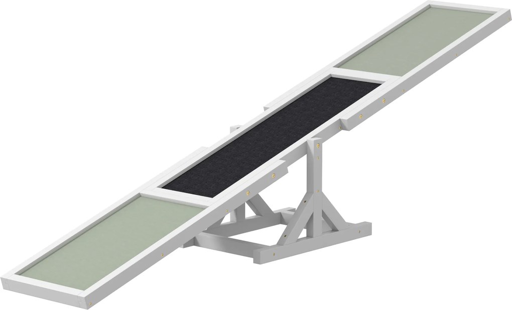 PawHut Balansă pentru Agility, antiderapantă, suportă până la 50 kg, 180 x 30 x 30 cm | Aosom Romania