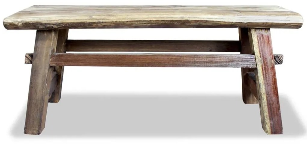 244497 vidaXL Bancă din lemn masiv reciclat 100x28x43 cm