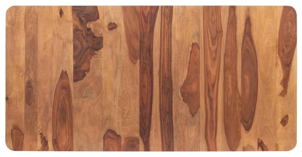 Masa de bucatarie, 180 x 90 x 77 cm, lemn masiv de sheesham 1, Maro deschis, 180 x 90 x 77 cm