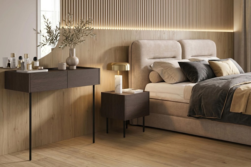 Noptieră Dunari cu sertar 45 cm - stejar dunin