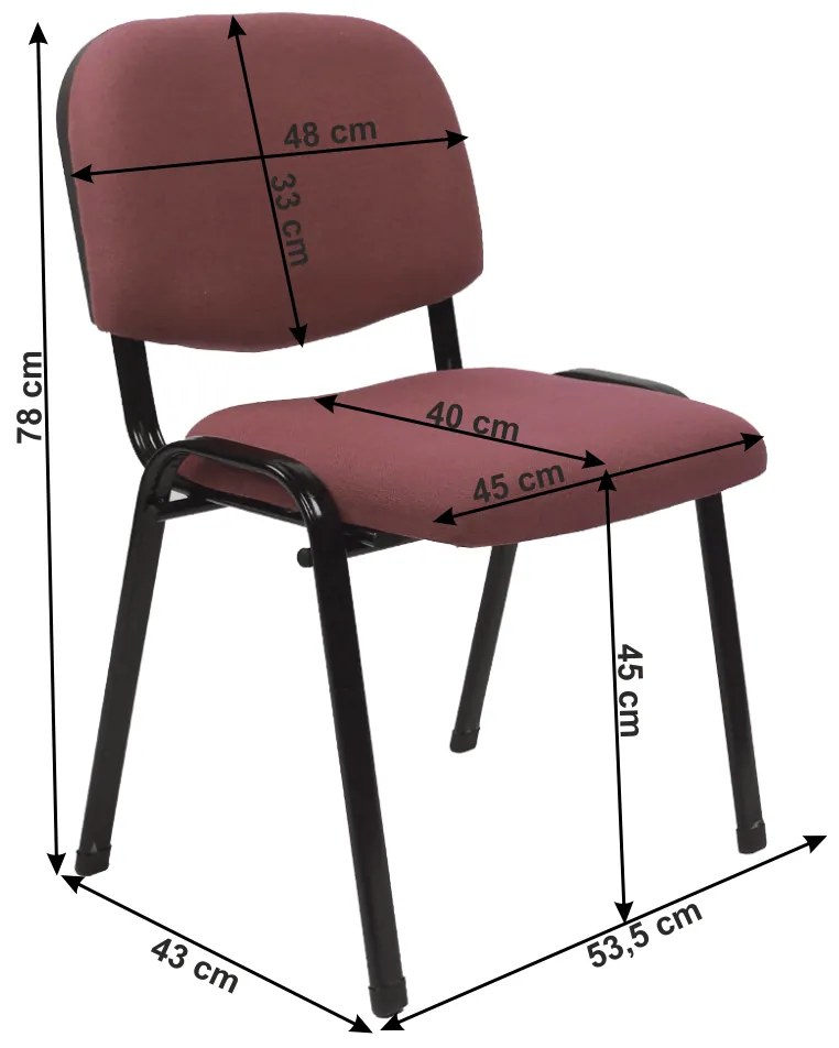 Scau de birou, maro roscat, ISO 2 NEW