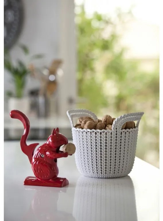Coș rotund, TRICOT 3L - CURVER crem