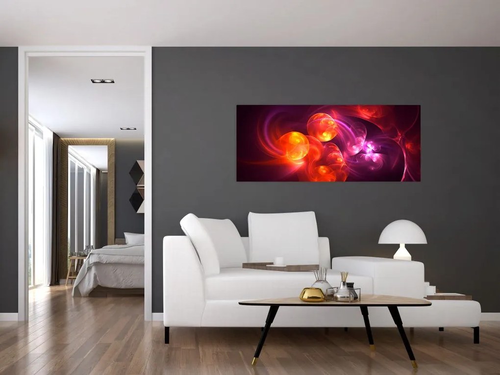 Tabloul cu abstracțiune modernă (120x50 cm)