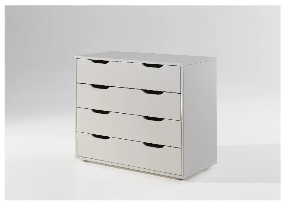 Comodă Vipack Pino, alb