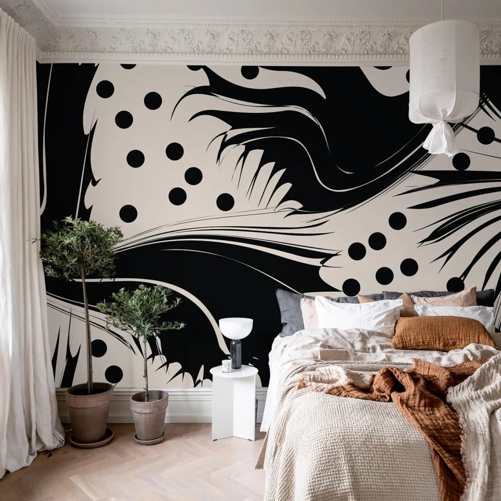 Fototapet, Modern Graphic, Graphite, Rebel Walls