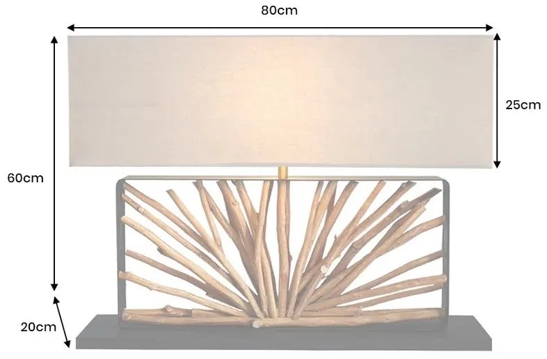 Veioza design unic EUPHORIA 80cm