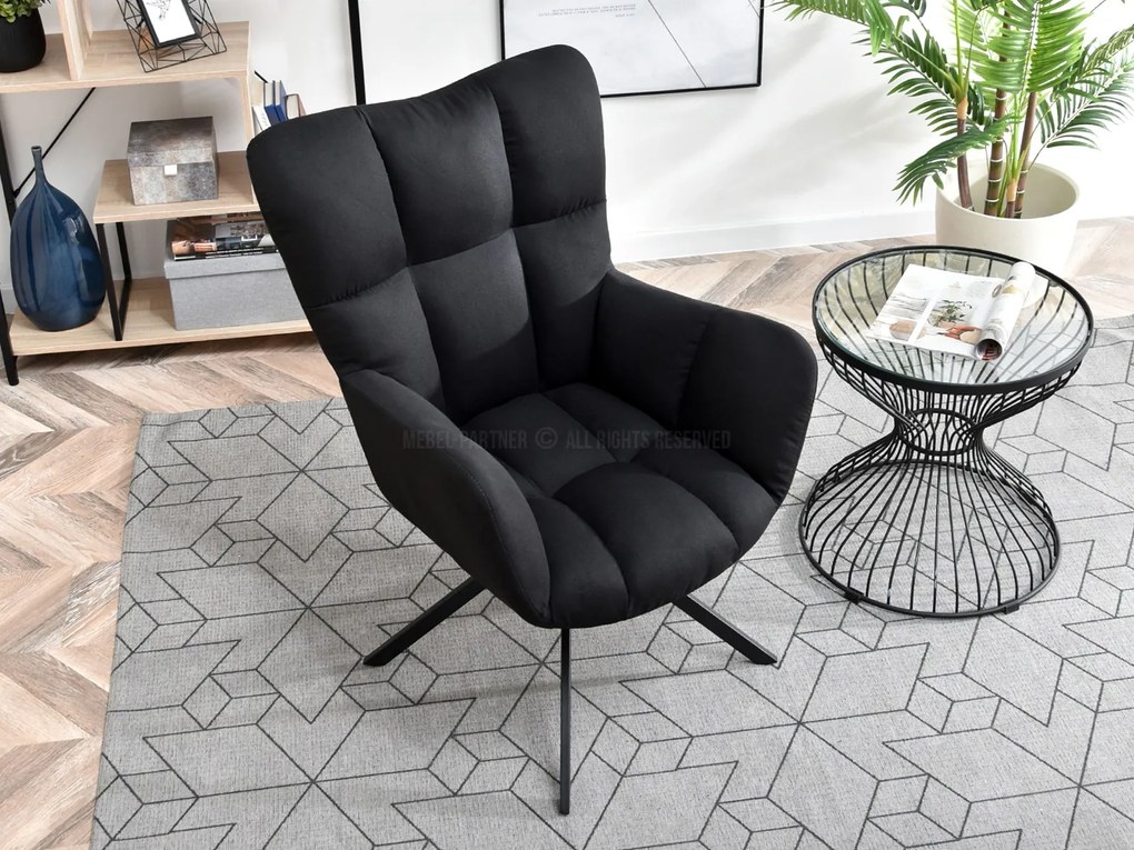 Fotoliu Kikino X (negru). Promo -8%. 1110134