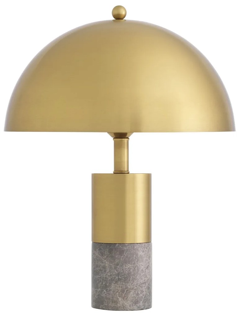 Veioza design LUX marmura gri/ metal alama Flair M