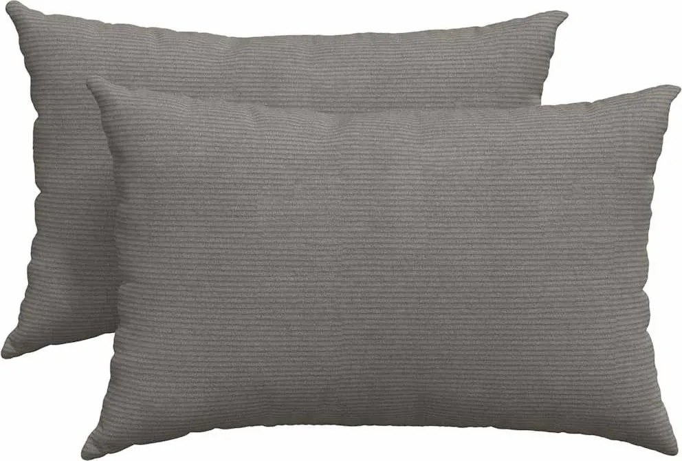 vidaXL Perne pentru canapea 2 pcs Gri deschis 60 x 40 cm