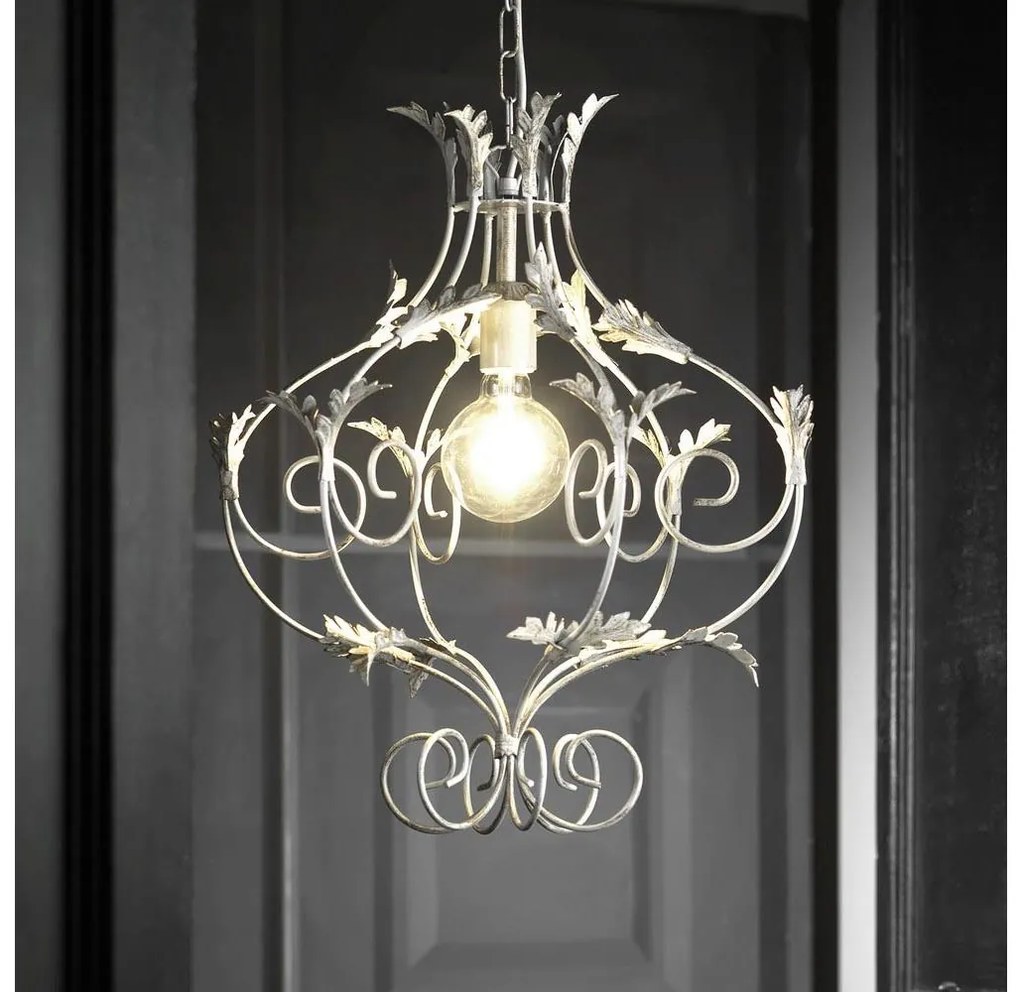 ONLI - Candelabru pe lanț CONTESSA 1xE27/22W/230V patină