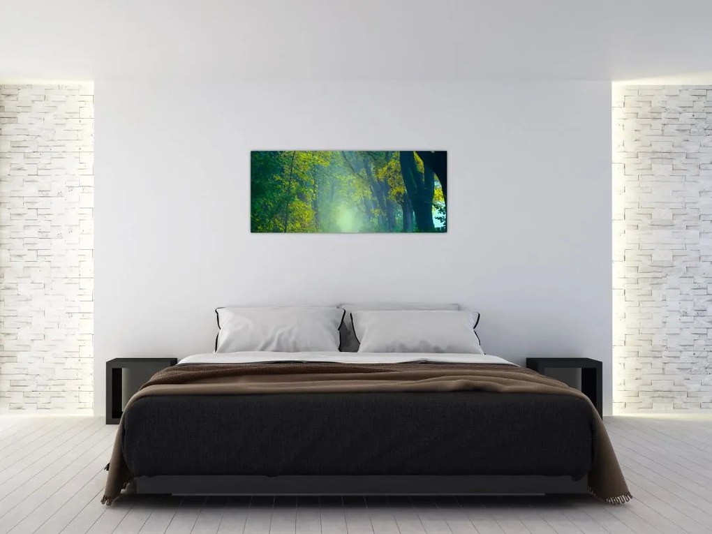 Tablou cu drum dea lungul cu copaci (120x50 cm)