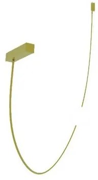 Lustra LED arcuita design modern Line auriu
