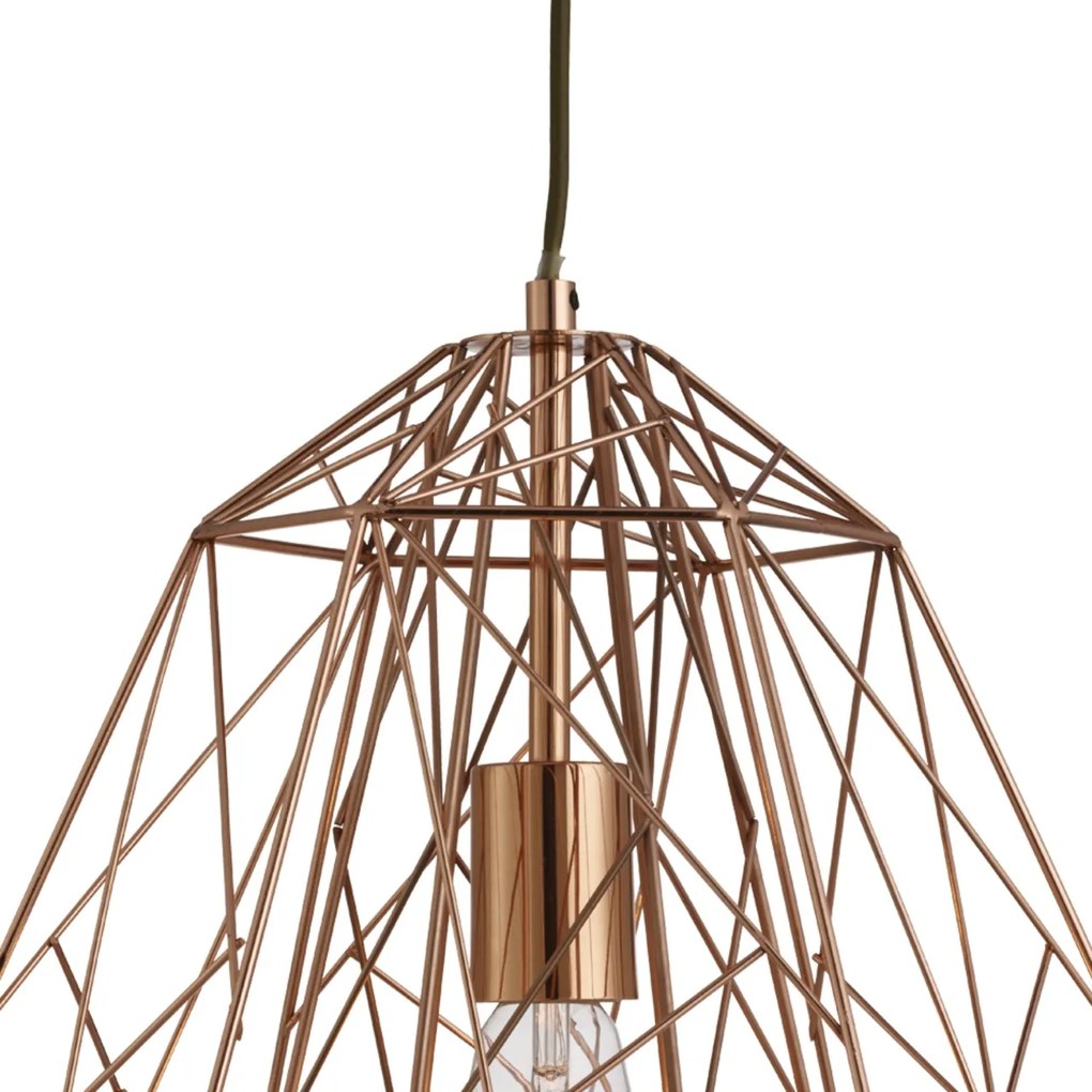Lustra / Pendul design modern minimalist Geometric cupru 7271CU SRT