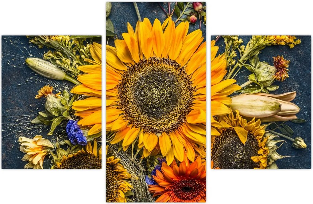 Tablou - Flori de toamnă (90x60 cm)