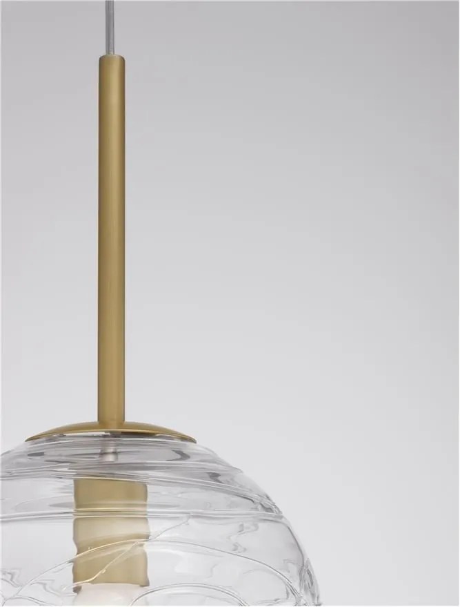 Pendul modern design decorativ COEN auriu D-25cm