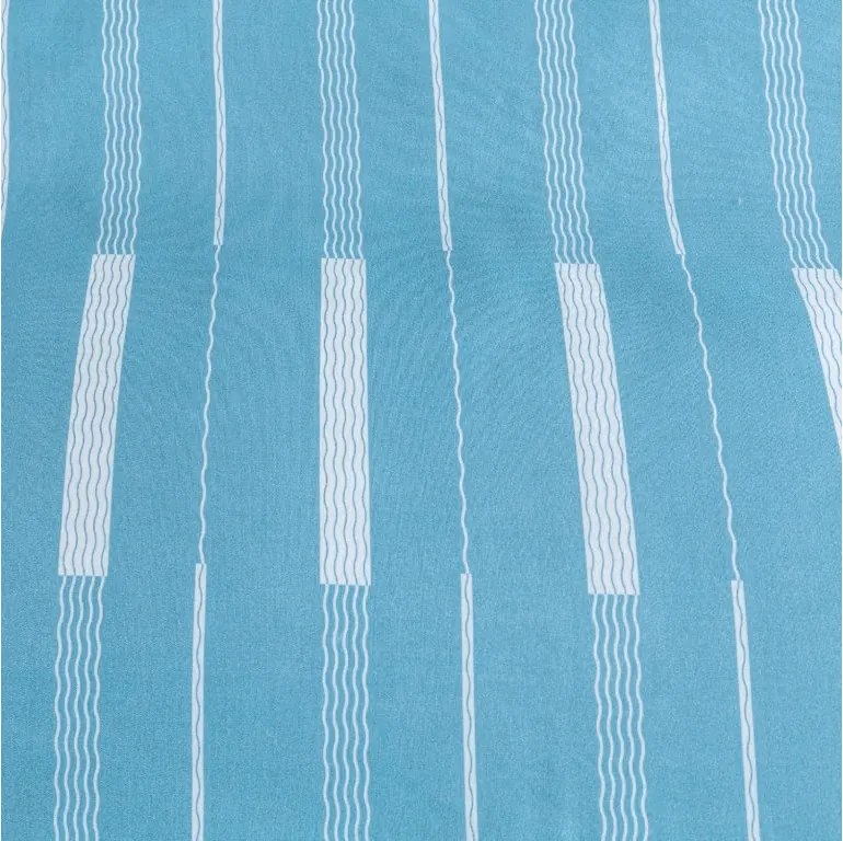 Lenjerie de pat microflanel STRIPELLE albastru Dimensiune lenjerie de pat: 2 buc 70 x 90 cm | 200 x 220 cm