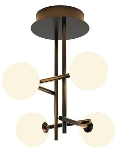 Lustra aplicata design Art Deco cu 4 surse de lumina CELLAR