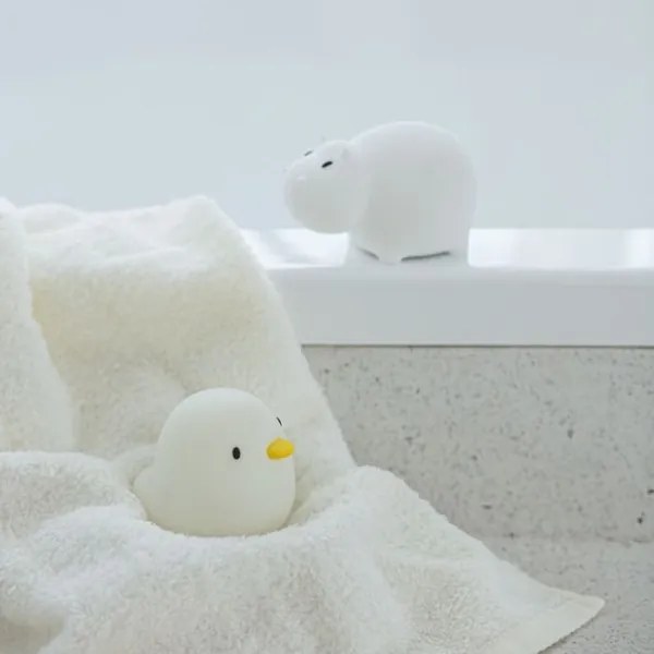 Lampă LED RGB tactilă reîncărcabilă de cadă pentru copii SWIMMY DUCK LED/5V